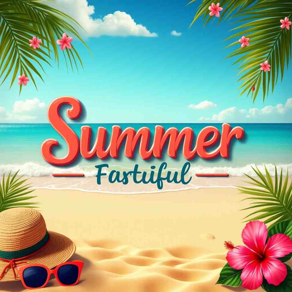 Summer fashion party flyer templates psd